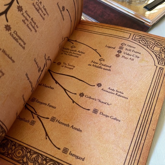 Lord of the Rings The Two Towers special extended edition 4 DVD set booklet - Picture 7 of 9